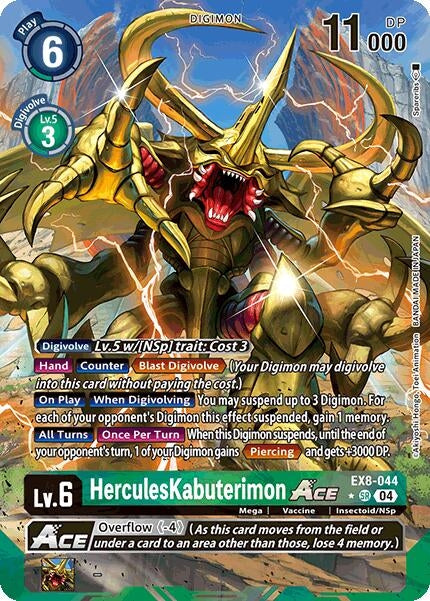Image for HerculesKabuterimon ACE (Alternate Art) - Digimon Card Game