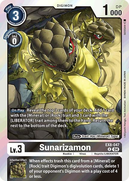 Image for Sunarizamon - Digimon Card Game