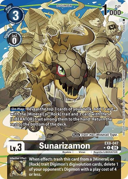 Image for Sunarizamon (Alternate Art) - Digimon Card Game
