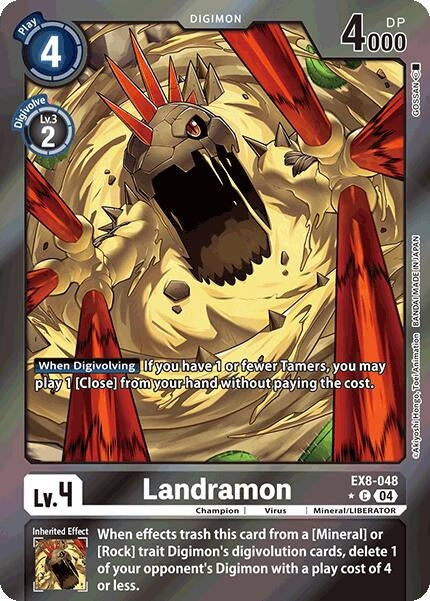 Image for Landramon (Limited Foil) - Digimon Card Game