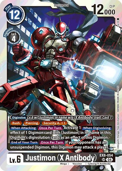 Image for Justimon (X Antibody) - Digimon Card Game