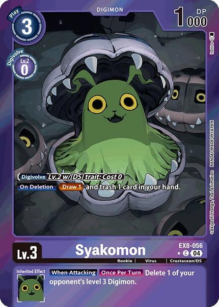 Image for Syakomon (Limited Foil) - Digimon Card Game