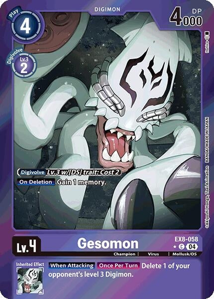 Image for Gesomon (Limited Foil) - Digimon Card Game