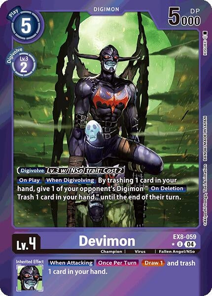 Image for Devimon (Limited Foil) - Digimon Card Game