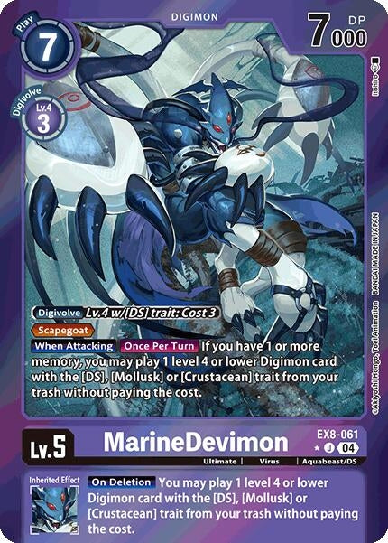 Image for MarineDevimon (Limited Foil) - Digimon Card Game