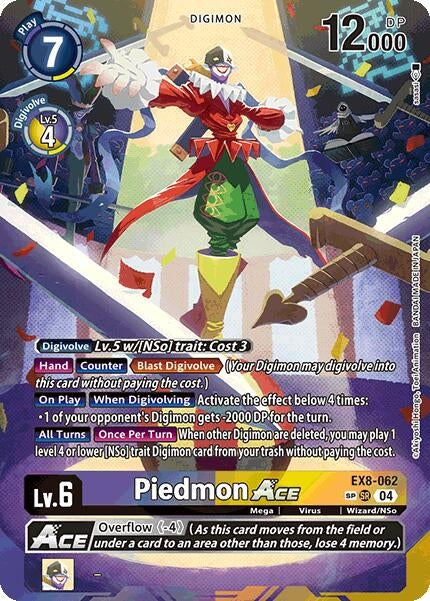 Image for Piedmon ACE (Textured) - Digimon Card Game