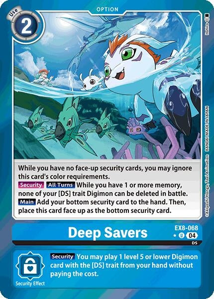 Image for Deep Savers (Limited Foil) - Digimon Card Game