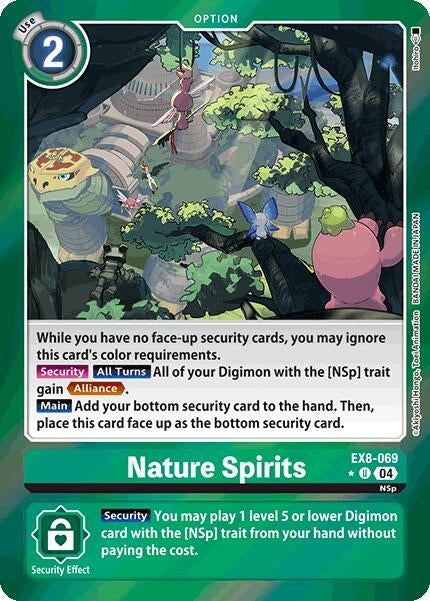 Image for Nature Spirits (Limited Foil) - Digimon Card Game
