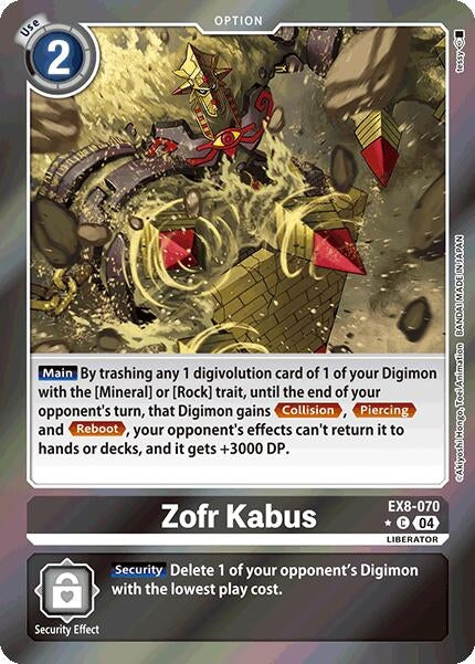 Image for Zofr Kabus (Limited Foil) - Digimon Card Game