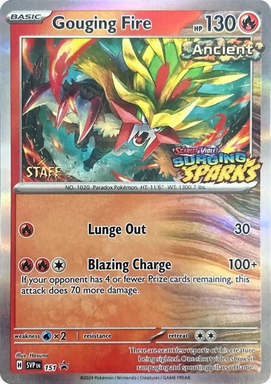 Image for Gouging Fire - 151 (Staff) - Pokemon