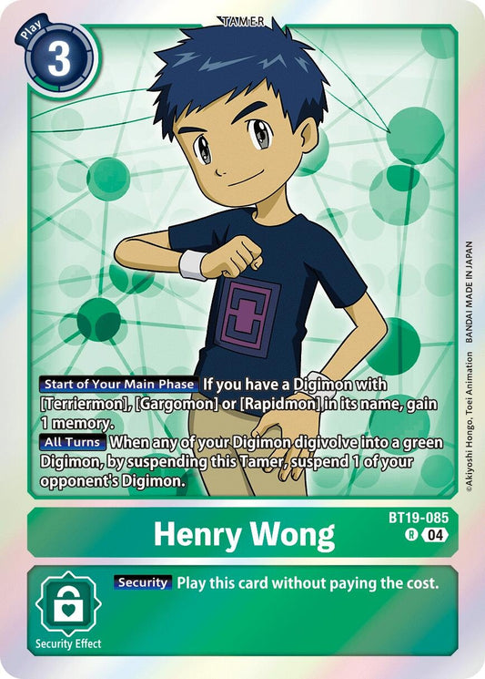 Image for Henry Wong - Digimon Card Game