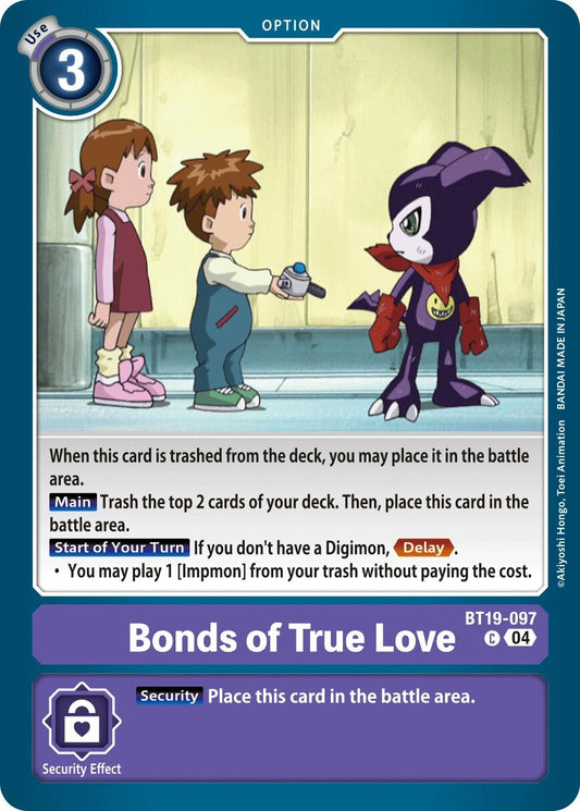 Image for Bonds of True Love - Digimon Card Game