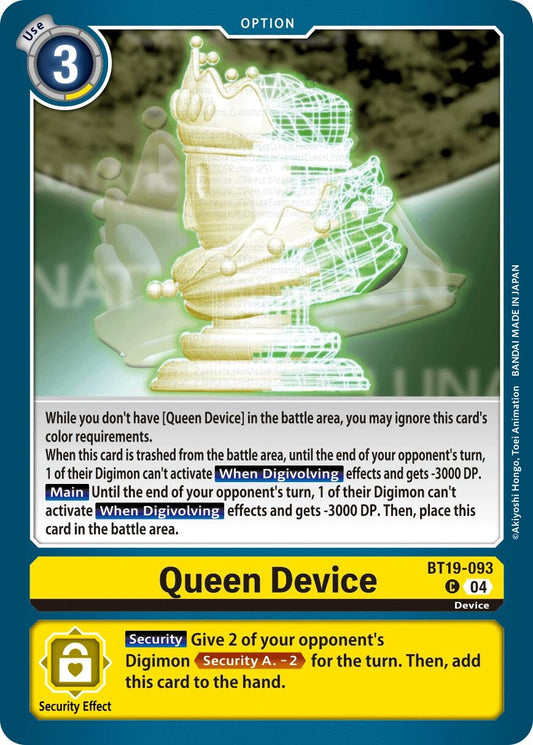 Image for Queen Device - Digimon Card Game