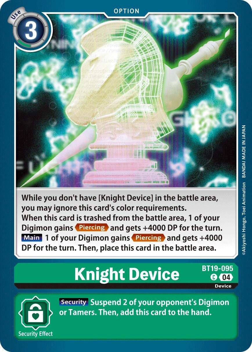 Image for Knight Device - Digimon Card Game