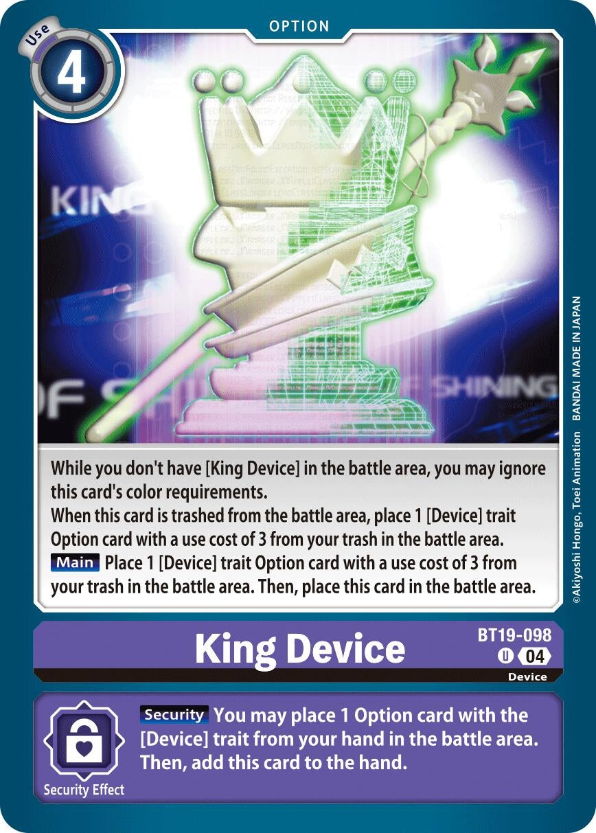 Image for King Device - Digimon Card Game