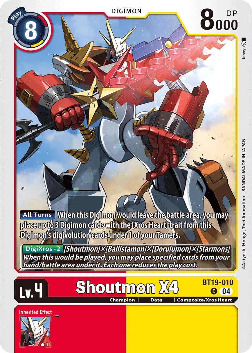 Image for Shoutmon X4 - Digimon Card Game