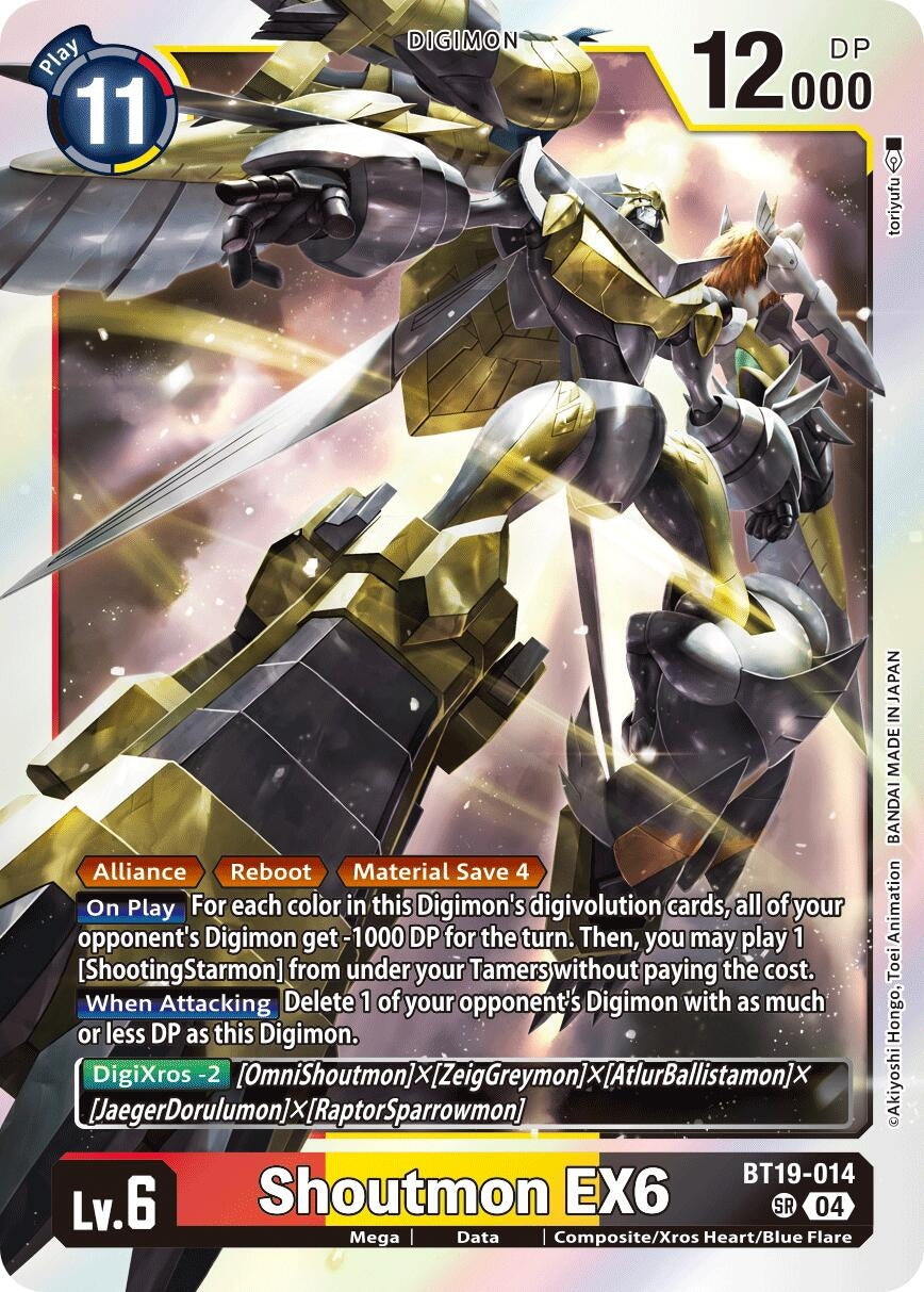 Image for Shoutmon EX6 - Digimon Card Game