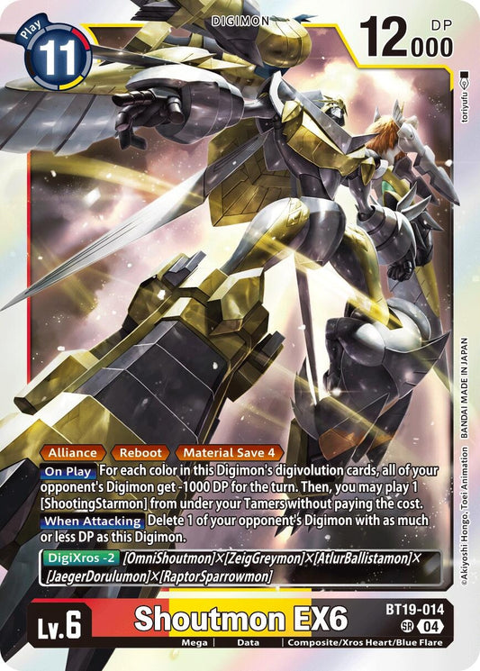 Image for Shoutmon EX6 - Digimon Card Game
