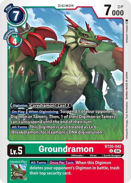 Image for Groundramon - Digimon Card Game