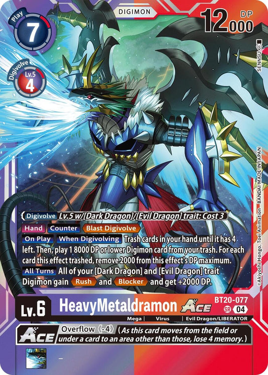 Image for HeavyMetaldramon ACE - Digimon Card Game