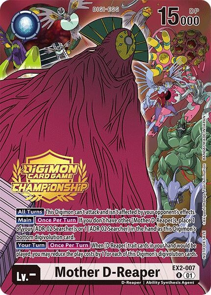 Image for Mother D-Reaper (Championship 2024 Tamers Pack) - Digimon Card Game