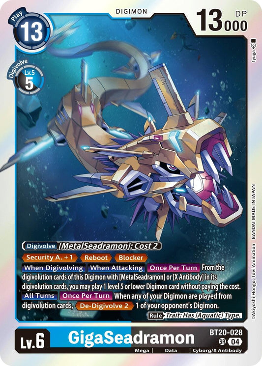 Image for GigaSeadramon - Digimon Card Game