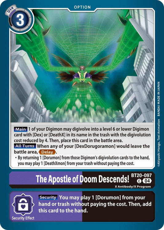 Image for The Apostle of Doom Descends! - Digimon Card Game