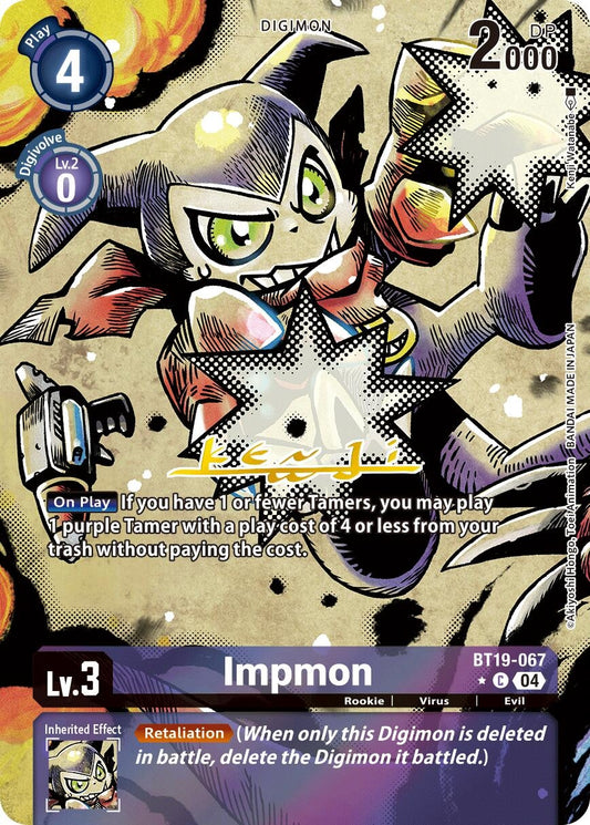 Image for Impmon - BT19-067 (Alternate Art) - Digimon Card Game