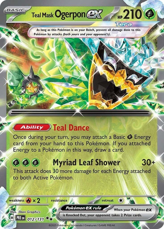Image for Teal Mask Ogerpon ex - Pokemon