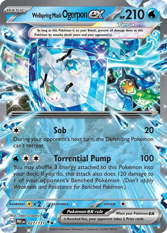 Image for Wellspring Mask Ogerpon ex - Pokemon