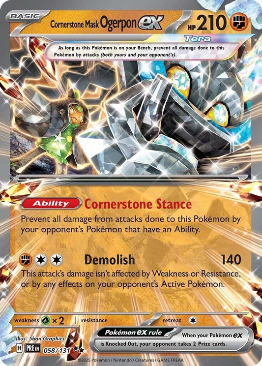Image for Cornerstone Mask Ogerpon ex - Pokemon