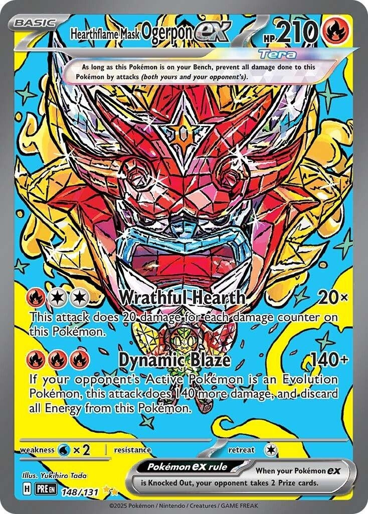 Image for Hearthflame Mask Ogerpon ex - Pokemon