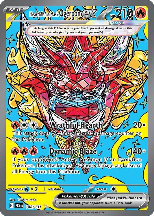 Image for Hearthflame Mask Ogerpon ex - Pokemon