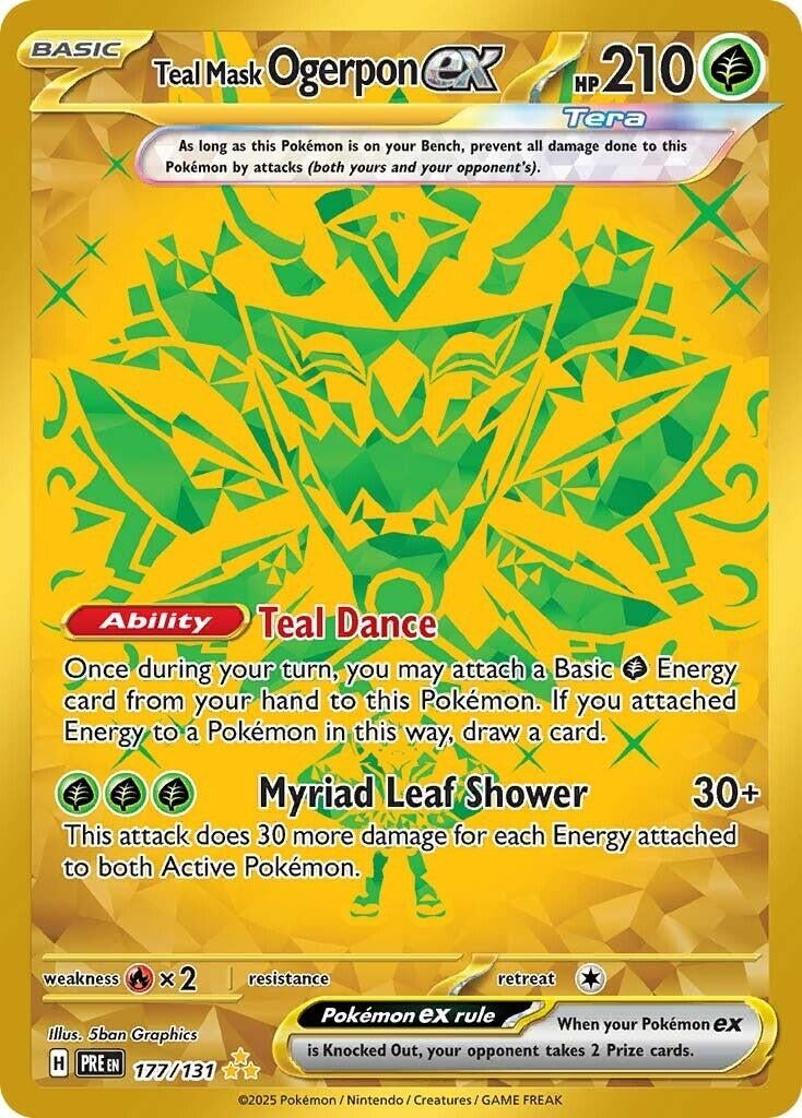 Image for Teal Mask Ogerpon ex - Pokemon