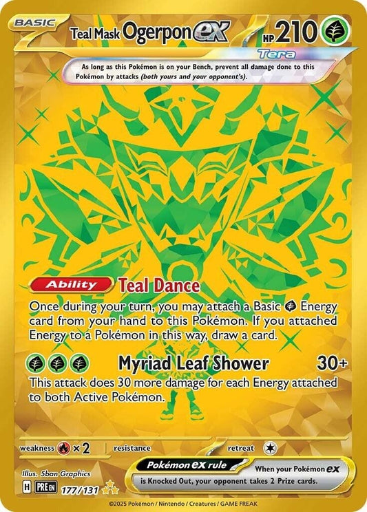 Image for Teal Mask Ogerpon ex - Pokemon