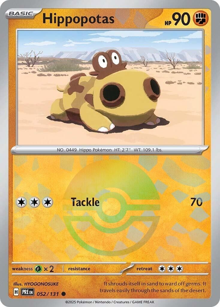 Image for Hippopotas (Poke Ball Pattern) - Pokemon