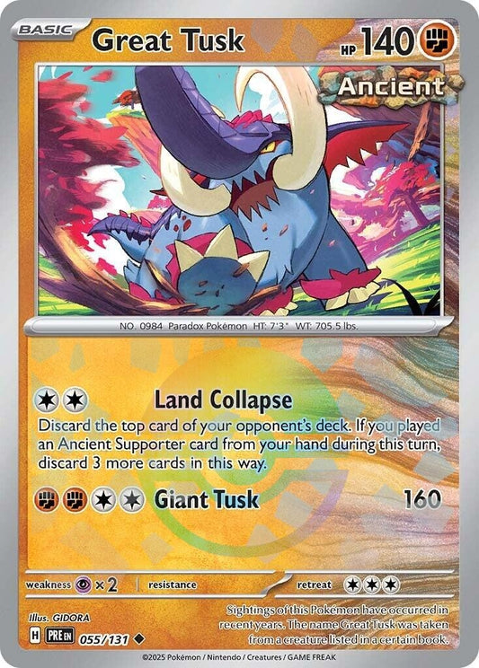 Image for Great Tusk (Poke Ball Pattern) - Pokemon