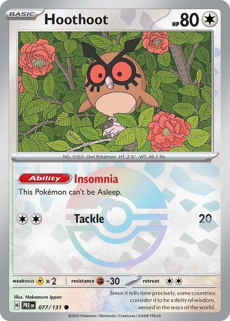 Image for Hoothoot (Poke Ball Pattern) - Pokemon