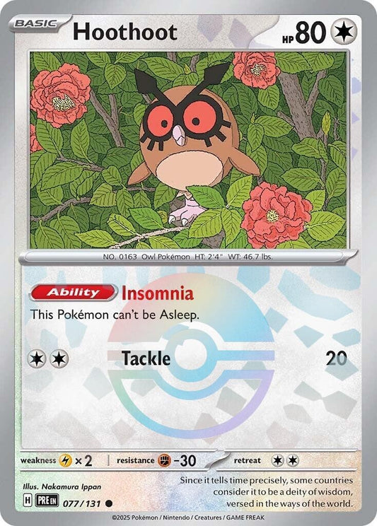 Image for Hoothoot (Poke Ball Pattern) - Pokemon