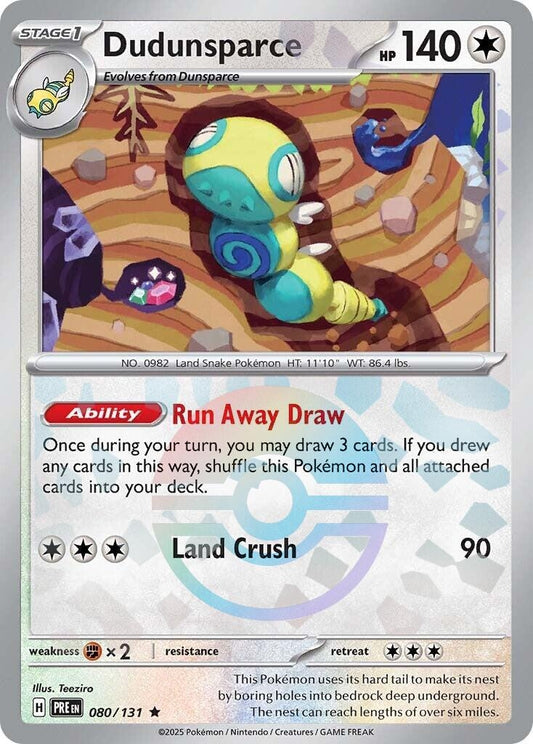 Image for Dudunsparce (Poke Ball Pattern) - Pokemon