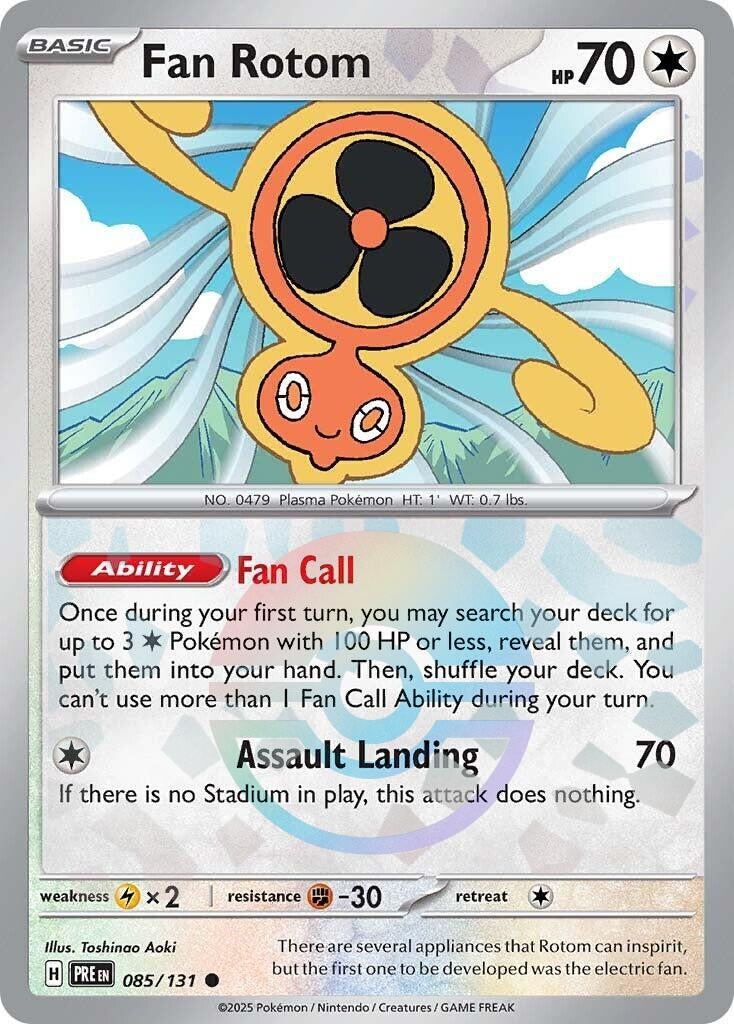 Image for Fan Rotom (Poke Ball Pattern) - Pokemon