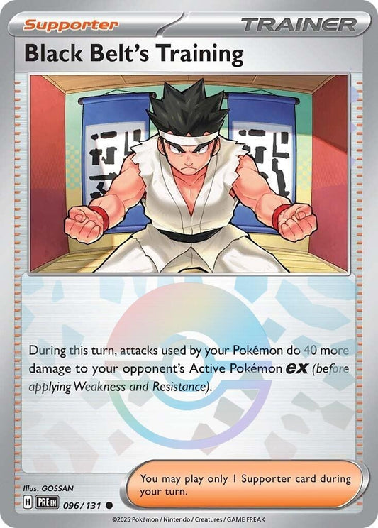 Image for Black Belt's Training - 096/131 (Poke Ball Pattern) - Pokemon