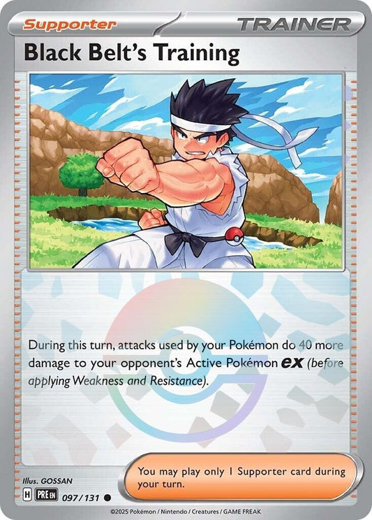 Image for Black Belt's Training - 097/131 (Poke Ball Pattern) - Pokemon