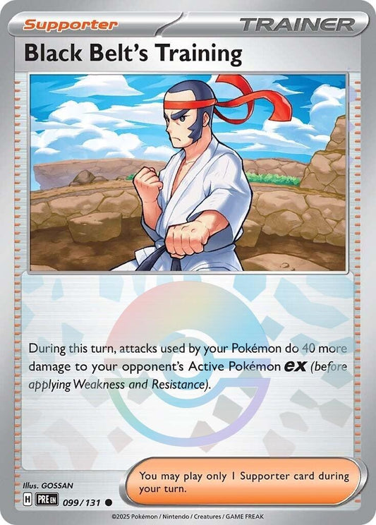 Image for Black Belt's Training - 099/131 (Poke Ball Pattern) - Pokemon