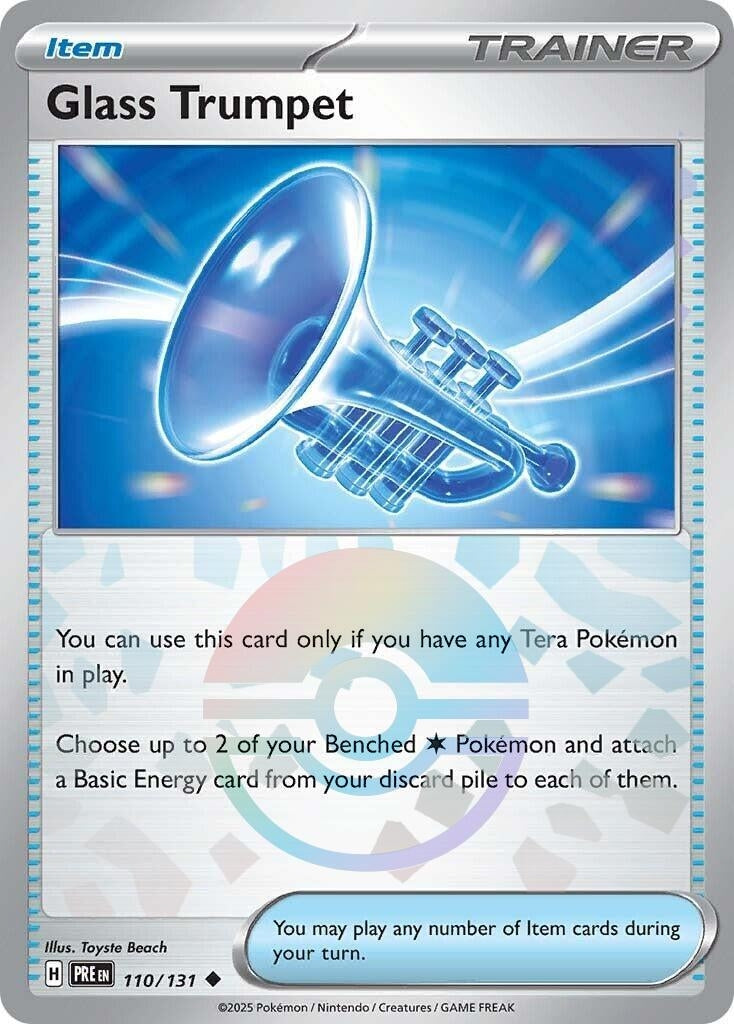 Image for Glass Trumpet (Poke Ball Pattern) - Pokemon