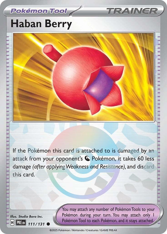 Image for Haban Berry (Poke Ball Pattern) - Pokemon