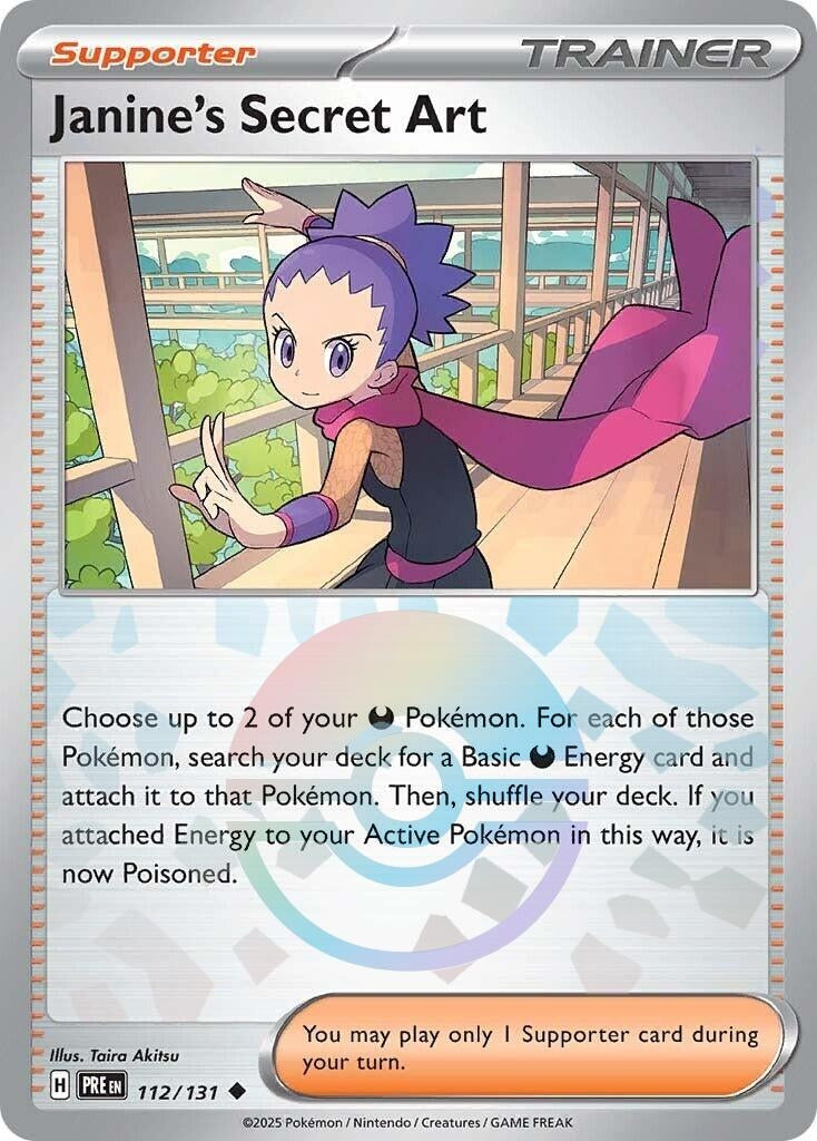 Image for Janine's Secret Art - 112/131 (Poke Ball Pattern) - Pokemon