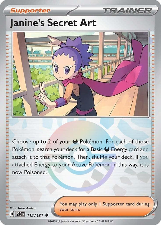Image for Janine's Secret Art - 112/131 (Poke Ball Pattern) - Pokemon