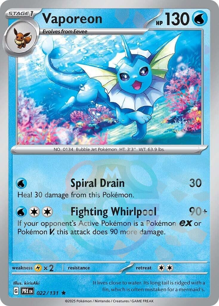 Image for Vaporeon (Master Ball Pattern) - Pokemon