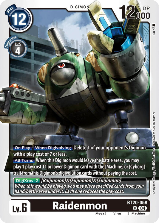 Image for Raidenmon - Digimon Card Game